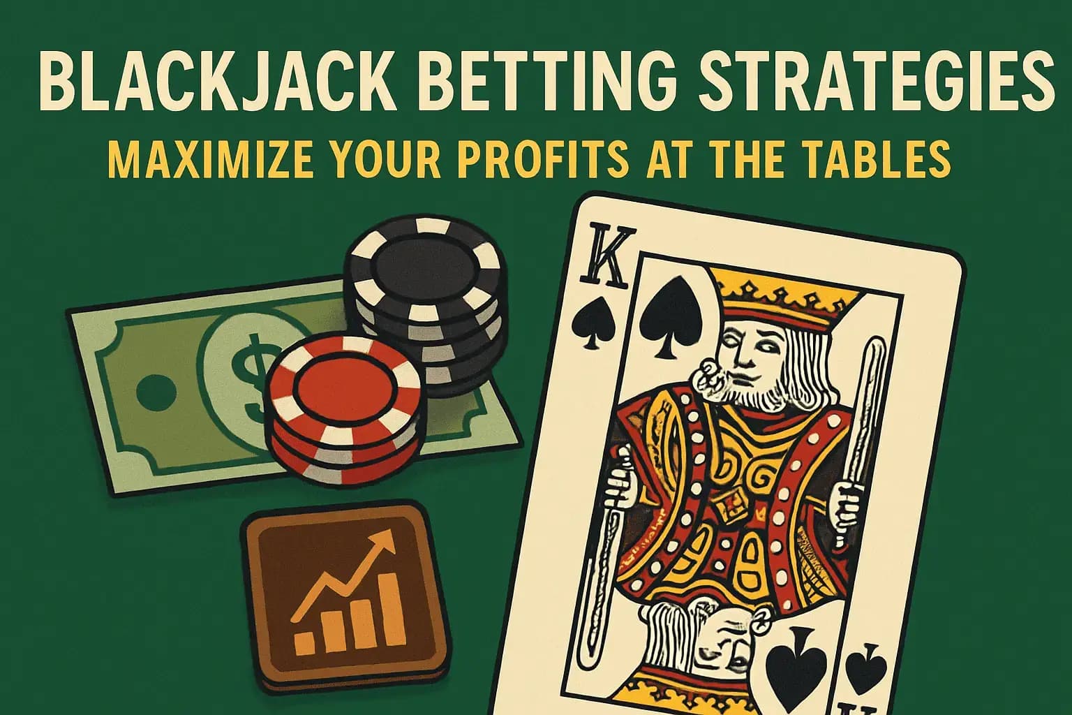 Casino chips stacked strategically for optimal blackjack betting