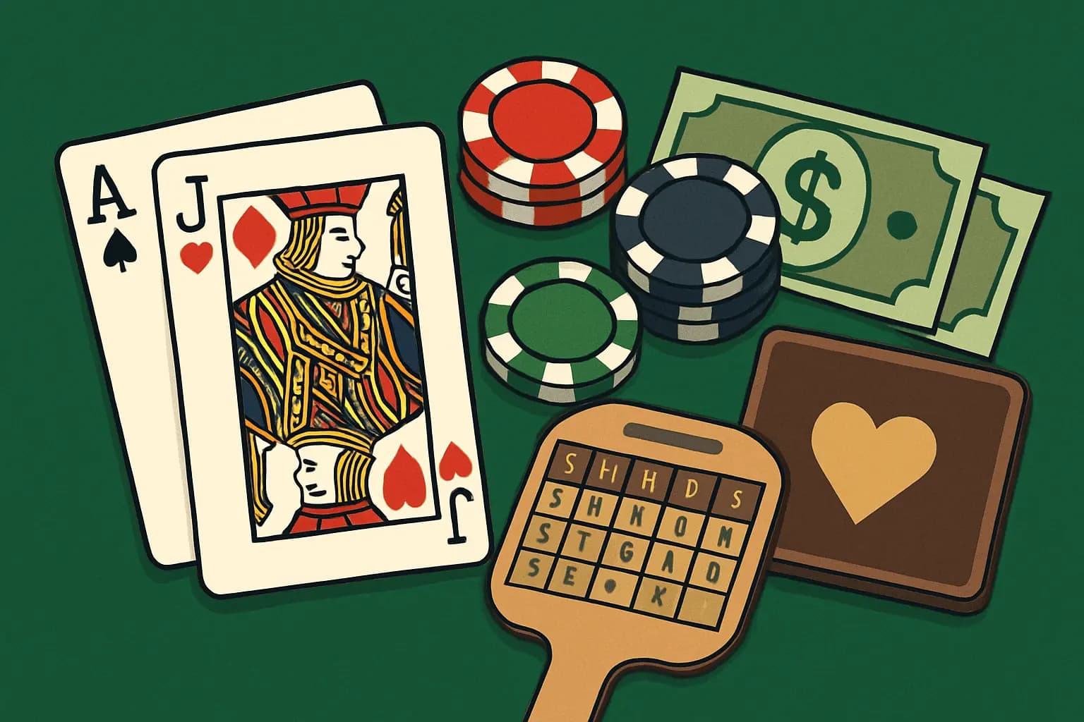 Complete blackjack dictionary and terminology guide for players of all levels